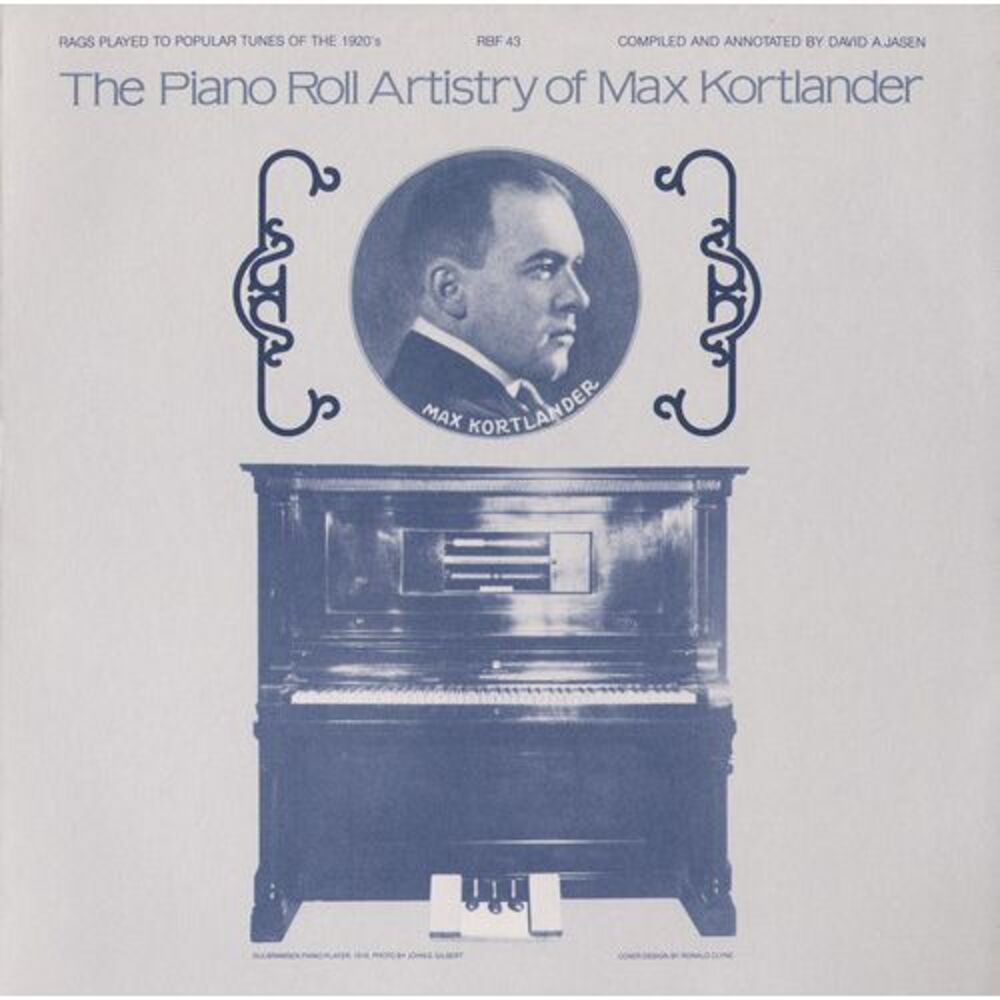 Max Kortlander - Piano Roll Artistry of Max Kortlander  CD